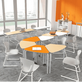 Fit-B Plastic Student Public Cantilever Chair - Gavisco Office Furniture